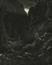 Un leone venne, contro di me come apparve, c1890