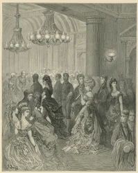 Un intrattenimento serale a Mansion House, Londra