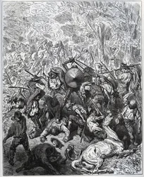 Battaglia con i mulattieri - Gli Yangois usavano i loro bastoni - da 