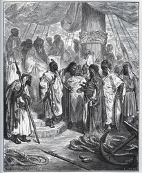 Storia del prigioniero. La testa di Pagano Doria tagliata dagli arabi - Gli arabi gli tagliarono la testa e la portarono al generale della flotta turca - da 