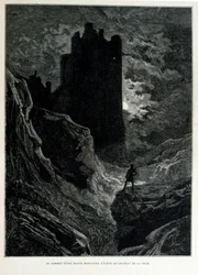 Croque-Mitaine; illustrazione del 1863, di Gustave Doré (1832-1883); artista francese, incisore, illustratore. Croque-Mitaine (l