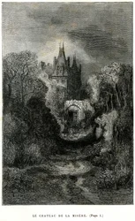 Incisione di Gustave Dore nel frontespizio del romanzo di Theophile Gautier 