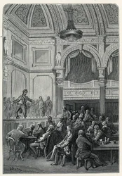 Le stanze di canto e cena di Evans