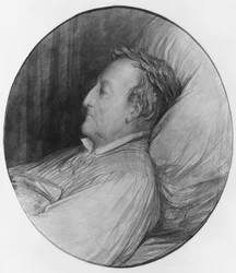 Gioacchino Rossini sul letto di morte, 1868