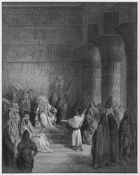 Bibbia di Gustave Doré: Giuseppe interpreta il sogno del faraone