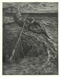 Illustrazione di Gustave Doré per La Ballata del Vecchio Marinaio di Coleridge (incisione)