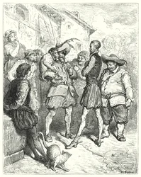 Don Chisciotte di Gustave Doré: "A queste parole Don Chisciotte rimase stupito"