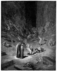 Inferno: la città di Dis, dio romano degli inferi, 1863