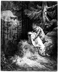 Illustrazione di Gustave Doré per il romanzo di François René de Chateaubriand, Atala, edizione Hachette 1863
