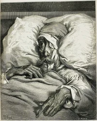 Illustrazione dal romanzo Don Chisciotte, di Miguel de Cervantes, 1863