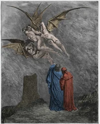 Inferno, Canto 9: Le orribili Erinni: Megera, Tisifone, Aletto