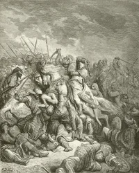 Riccardo alla battaglia di Arsur