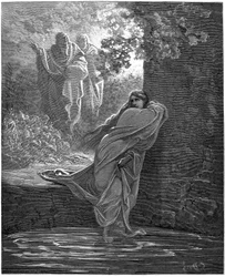 Susanna al bagno (illustrazione di Gustave Doré per La Bibbia)