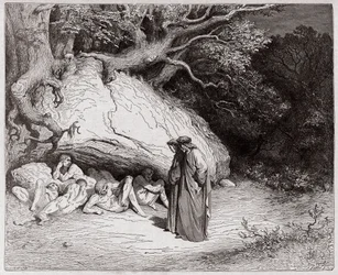 La Divina Commedia, Inferno, Canto 4: Le anime innocenti nel Limbo - di Dante Alighieri (1265-1321) - Illustrazione di Gustave Doré (1832-1883)