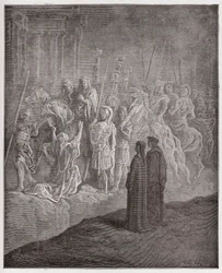 La Divina Commedia, Purgatorio, Canto 10: Le sculture di marmo che raffigurano l