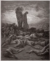 La Divina Commedia, Purgatorio, Canto 20: Le anime degli avari - di Dante Alighieri (1265-1321) - Illustrazione di Gustave Doré (1832-1883)