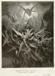 La caduta degli angeli, scena da Paradiso Perduto