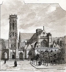 Vista della Chiesa di Saint Germain l