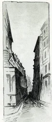 Veduta della rue de l