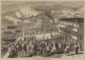Arrivo del generale Montaubon a Hong Kong