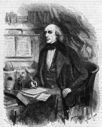 Ritratto di Mathieu Jose Bonaventure Orfila, medico e chimico francese. Incisione di Gustave Janet