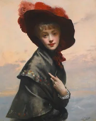 Dama con cappello