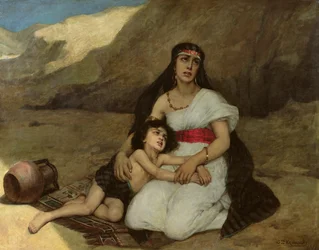Donna araba e suo figlio, 1877
