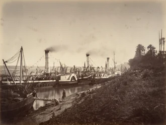 Fête de S. A. Ismaïl Pacha a bordo delle barche di LL. A A. i principi, gennaio 1867, 1867