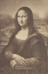 [Disegno di Millet della Gioconda]