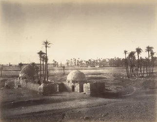 Veduta della Piana di Tebe presa dal tempio di Karnak