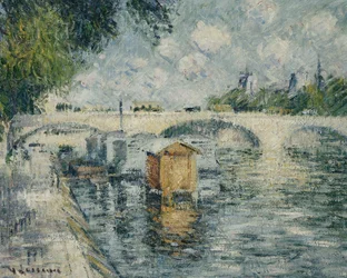Il ponte Louis Philippe, Parigi, 1925
