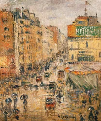 Rue de Clignancourt, Parigi, c.1924