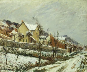 Villaggio nella neve; Village dans la Neige, 1911