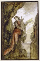 Saffo sulla scogliera