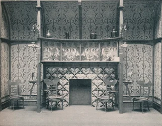 Ingle-Nook progettato da G. Serruier, 1898