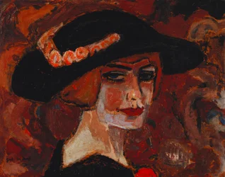 Giovane donna con cappello
