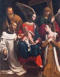 Sacra Famiglia con San Bruno e Sant