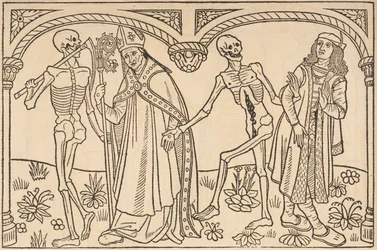 La Morte che prende il Vescovo e il Nobile, da 