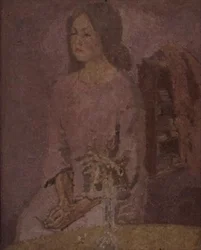 Ragazza in rosa, c.1918