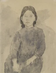 Ragazza seduta (Marie Hamonet?)