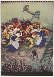 Illustrazione di due porcellini d