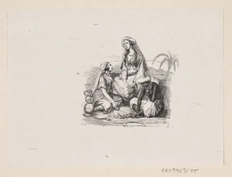 Illustrazione per "La valigia volante" in H.C. Andersen, "Fiabe e Storie", Volume 1