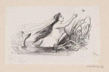 Illustrazione per "La sirenetta" in H.C. Andersen, "Fiabe e storie", Volume 1