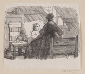 Illustrazione per "Cinque da un baccello di pisello" in H.C. Andersen, "Fiabe e Storie", Volume 2