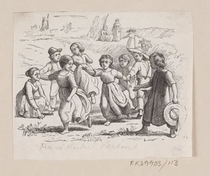 Illustrazione per "Fra et Vindue i Vartou" in H.C. Andersen, "Fiabe e Storie", Volume 2