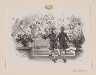Illustrazione per "Fyrtøjet" in H.C. Andersen, "Fiabe e Storie", Volume 1