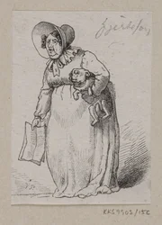 Illustrazione per "Dolore del cuore" in H.C. Andersen, "Fiabe e storie", Volume 2
