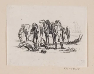 Illustrazione per "Il piccolo Claus e il grande Claus" in H.C. Andersen, "Fiabe e storie", Volume 1