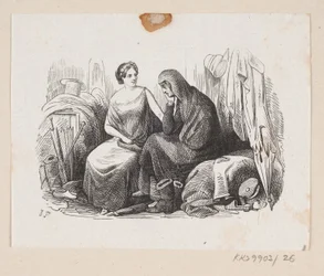Illustrazione per "Le Galosce della Fortuna" in H.C. Andersen, "Fiabe e Storie", Volume 1