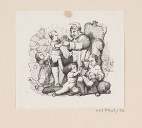 Illustrazione per "Il compagno di viaggio" in H.C. Andersen, "Fiabe e Storie", Volume 1